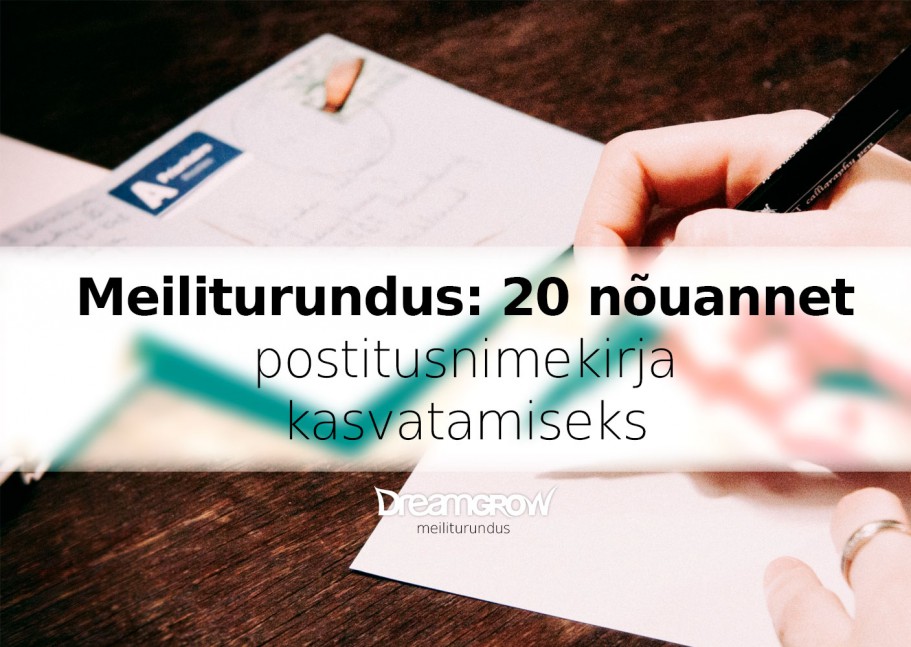 meiliturundus 20 nouannet postitusnimekirja kasvatamiseks