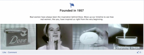 Head näited Facebooki timeline brändilehtedest